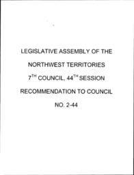 02-44 RECOMMENDATION TO COUNCIL RECORDING AND SOUND REINFORCEMENT SYSTEM FOR COUNCIL CHAMBER