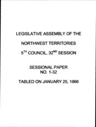 01-32- Sessional paper Commissioner's opening address