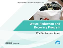 017-18(2) - Waste Reduction and Recovery Program 2014-2015 Annual Report 