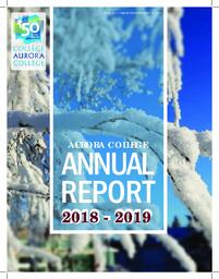 30-19(1) - Aurora College Annual Report 2018-2019 