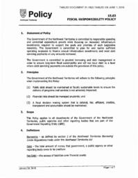 051-18(2) - Fiscal Responsibility Policy 