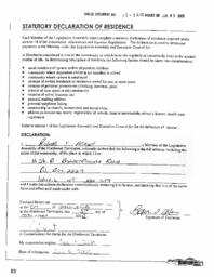 031-14(3)-Statutory declaration of residence