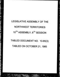 10-85 (3) NWT LANDLORD AND TENANT ACT REVIEW, RESIDENTIAL TENANCIES