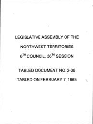 02-36- Report of the Northwest Territories Correction Service