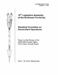 Committee Reports - 16th Assembly - 4th Session