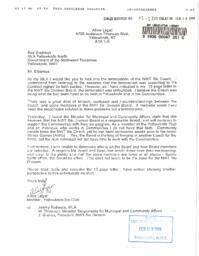 051-13(5) - Package of Three Letters from Alice Legat re: Termination of NWT Ski Coach