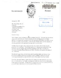 055-13(5) - Letter to Mr. Steen from Mayor of Sachs Harbour re: Policing