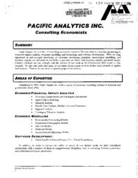 055-15(5) - Corporate Profile of Pacific Analytics Inc.