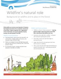 Wildfire's natural role : background on wildfire and its place in the forest